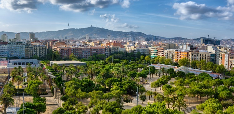 Barcelona im Frühling